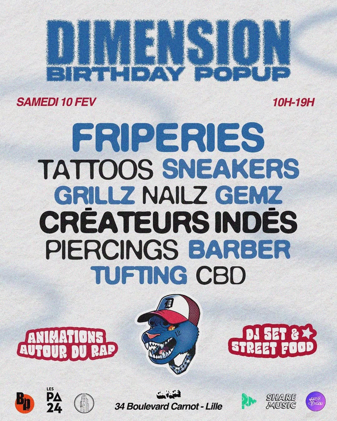 DIMENSION Birthday PopUp